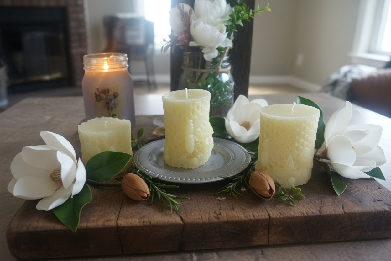 Magnolia Hive - Rustic Magnolia Scene