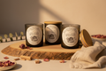 Rose And SandalWood Beeswax Candles Product Image