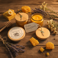 Rustic Honeycomb Candles