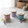 Rustic Pink Purple Blue Spring Jars